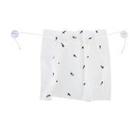 Sunshade Whale Embroidered Car Window Curtain, Car Sunshade Curtain Blocks Sunlight and Heat, Foldable UV Blocking Shade for Side Windows with Cute Design, Fits Most