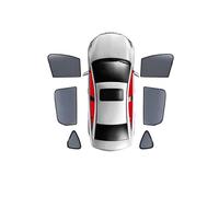 Sunshade Wrap Cover Kit For MK2 2018-2024 Magnetic Car Sunshade Shield Front Windshield Frame Curtain Rear Side Baby Window Sun Shade Visor(6PCS)
