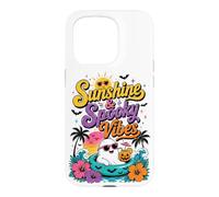 Sunshine and Spooky Vibes Summer Halloween Case for iPhone 15 Pro