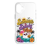 Sunshine and Spooky Vibes Summer Halloween Case for iPhone 16 Plus