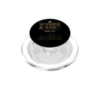 Sunshine and Wine Rooftop Vibes Summer Day Relaxation PopSockets PopGrip for MagSafe