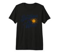 Sunshine and Wine Tshirt Funny Summer Drinking Sun Vino Premium T-Shirt