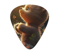 Sunshine Butterfly Flower Bear Guitar Picks Gift Set - Smooth Durable Plectrums For Acoustic, Electric & Bass Guitar, Perfect Present For Guitar Lovers & Musicians