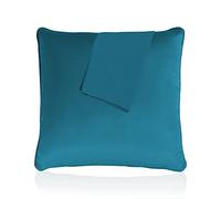 Sunshine Comforts Cushion Covers (Pack of 6) Luxury Cushions Covers 45cm x 45cm - Hypoallergenic Square 18 x 18 Decorative Throw Cushion Covers, Extra Fluffy & Super Soft Cushion Inners Cover - Teal
