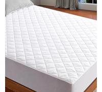 Sunshine Comforts Microfiber Super King size Mattress Protectors Quilted-Non-Allergenic, Non-Noisy Soft Mattress Protector Super King Size (183x203cm)