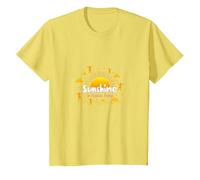 Sunshine in Human Form Cheerful Kids Playful Joy T-Shirt, Kids, Lemon, 2 Years