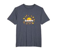 Sunshine in Human Form Cheerful Kids Playful Joy T-Shirt, Men's Big and Tall, Heather Blue, 3X Tall