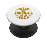 Sunshine In My Soul Retro Positive Vibes PopSockets Adhesive PopGrip