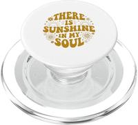 Sunshine In My Soul Retro Positive Vibes PopSockets PopGrip for MagSafe