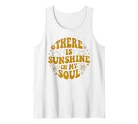 Sunshine in My Soul Retro Positive Vibes Tank Top
