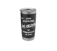 Sunshine in the Office Prefer Bad Weather on Vacation Stainless Steel Insulated Tumbler