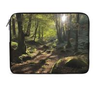 Sunshine in The Woods Laptop Sleeve 12inch Laptop Protective Case for Women Men Shockproof Computer Cover Portable Notebook Briefcases Computer Carrying Bag Lap Top Protector Compatible with Notebooks
