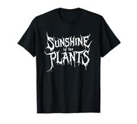 Sunshine is for Plants Funny Goth Dark Humor Darkness Gothic T-Shirt