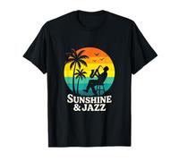Sunshine & Jazz - Retro Summer Music Lovers T-Shirt