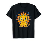 Sunshine Lion Cub Star Mane Courage Theme for Children Youth T-Shirt