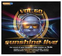 SUNSHINE LIVE 60+HARDWELL,ROBIN SCHULZ,GALANTIS,OLIVER HELDENS 3 CD NEW