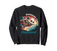 Sunshine Lover, Tropical Sunset Vacation Beach Graphic Sweatshirt