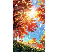 Sunshine Maple Leaf Jigsaw Puzzles for Adults 1500 Pieces Educational Toys Challenging Game 1500 Piece Puzzles for Adults for The Whole for Women Gifts for Men