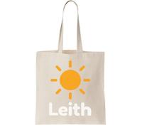 Sunshine On Leith Canvas Tote Bag - Reusable Cotton Shopping Bag, Natural