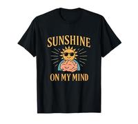 Sunshine on My Mind Self Care Mental Health Design T-Shirt