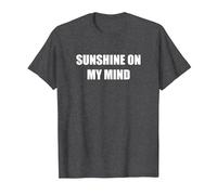 Sunshine On My Mind T-Shirt, Men, Dark Heather Grey, 6XL