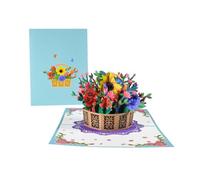 Sunshine & Petals Vibrant Floral Pop-Up Greeting Card
