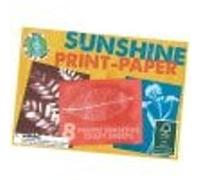 House of Marbles Sunshine Print Paper Solar Art Kit for Children, 8 FSC-Certified Photo-Sensitive Craft Sheets, Sun Printing Nature Activity and Educational Outdoor Gift