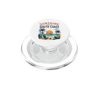 Sunshine South Coast Beach Vacation Scene PopSockets PopGrip for MagSafe
