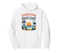 Sunshine South Coast Beach Vacation Scene Pullover Hoodie