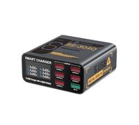 Sunshine SS-304Q 6-Port USB Digital Display Fast Charging QC3.0 Fast Charging Compatible with Multiple Devices for Phone Repair(Ghost Gray)
