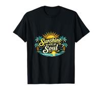 Sunshine State Soul Vintage Palm Tree Sunburst T-Shirt