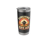 Sunshine & Steak Gear for BBQ Master Summer Grill Grilling Stainless Steel Insulated Tumbler