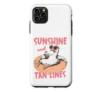 Sunshine Tan Lines Relaxing Duck Summer Beach Case for iPhone 11 Pro Max