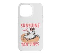 Sunshine Tan Lines Relaxing Duck Summer Beach Case for iPhone 14 Pro Max