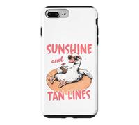 Sunshine Tan Lines Relaxing Duck Summer Beach Case for iPhone 7 Plus/8 Plus