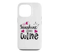Sunshine & Wine Book Club Merch,Read Between the Wines Women Case for iPhone 13 Pro