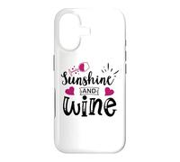 Sunshine & Wine Book Club Merch,Read Between the Wines Women Case for iPhone 17