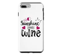 Sunshine & Wine Book Club Merch,Read Between the Wines Women Case for iPhone 7 Plus/8 Plus