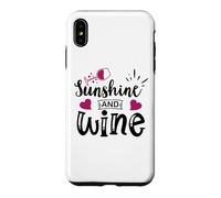 Sunshine & Wine Book Club Merch,Read Between the Wines Women Case for iPhone XS Max
