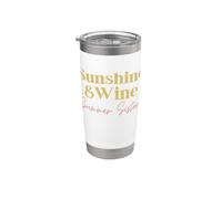Sunshine Wine Summer Sisters Matching Outing Apparel Stainless Steel Insulated Tumbler