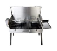 SunshineBBQs Portable Stainless Steel Charcoal BBQ with Rotisserie Spit