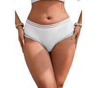 sunshinelady Womens Underwear Plus Size Lace French Knickers Hipster Briefs | Cotton Crotch Elastic Waist Cheeky Fit Soft Comfort S-2XL