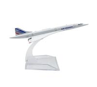 SUNSK Aircraft Model Alloy 1/400 Scale Diecast Aircraft Model Air France Concorde Aircraft Model Miniature Models Collection Gift