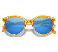 SunSki Makani Polarized Sunglasses (Blonde Tortoise/Aqua)