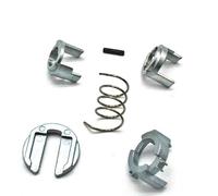 SUNSKYLY 7pcs/Set Metal Door Lock Cylinder Barrel Repair Kit Compatible With E46 3 Series M3 Front Right/Left Replace parts