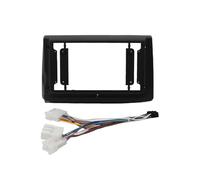 SUNSKYLY 9 Inch Car Frame Fascia Adapter Android Radio Dash Fitting Panel Kit Compatible with Toyota Land Cruiser 90 LC90 J95 1998-2002 Central control accessories(Frame Cable)