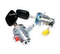 SUNSKYLY Door Lock Cylinder Tumbler Set Compatible With RAV4 1996-2000 6905142050,6905142060 ignition lock
