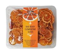 SunSliced - Clementine Slices 320g - 100% Fruit Dried Clementine Garnish for Cocktails & Drinks - Sun Dried, Ready to Use, Long Life, Bar & Catering Use
