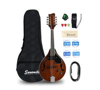 Sunsmile A-Style 8 String Acoustic-Electric Mandolin Instrument with Pickup