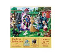 SunsOut 38864 - Burgess: Quilter's clothesline - 1000 pieces jigsaw puzzle